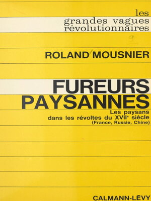 cover image of Fureurs paysannes